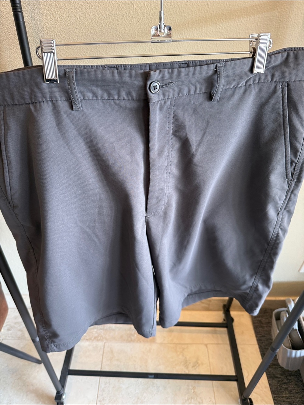 Men's Kirkland Signature Classic Gray Performance Shorts